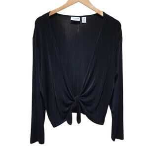 Chico's Top Cardigan Jersey Knit Travelers